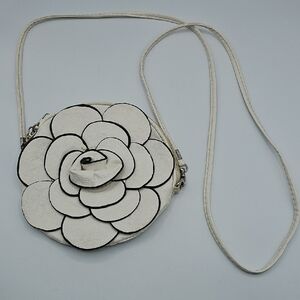 Cream Floral Women Bag, Croquttegirl, Feminine, Boho, Cottagecore